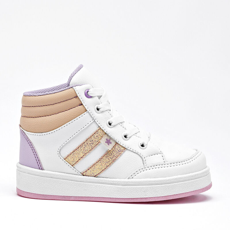Moramora tenis para BEB&Eacute; blanco rosa lila cod 1... image number null