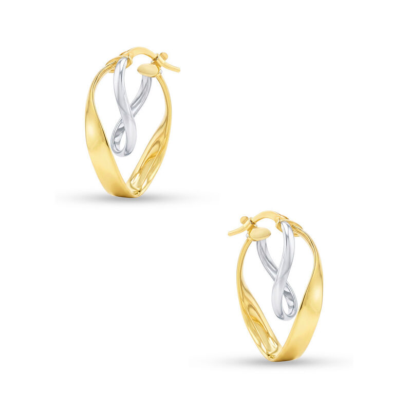 Arracadas 2begold Amarillo Con Blanco (925+1/10... image number null