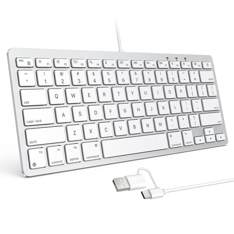Teclado Con Cable Omoton Para Mac Con Interfaz ... image number null