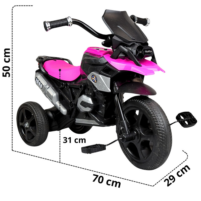 Triciclo para Ni&ntilde;os Dise&ntilde;o de Moto Luz y Sonido... image number null
