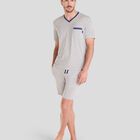 Pijama Modal Gris
