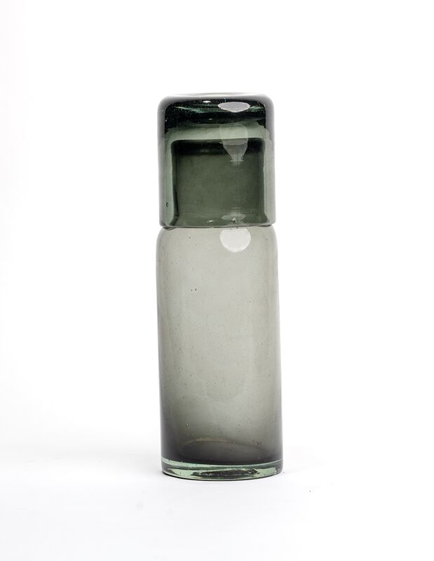 Jarra de Buró de Vidrio Soplado Humo Marea Baja image number null