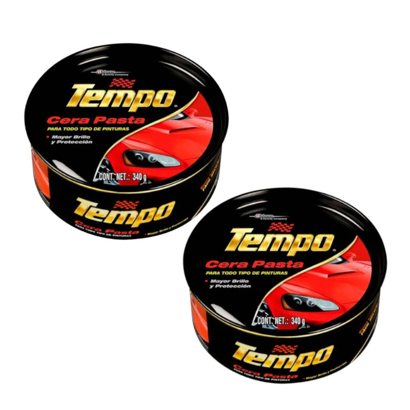 Cera Pasta Tempo todo tipo pinturas 340g kit 2 ... image number null