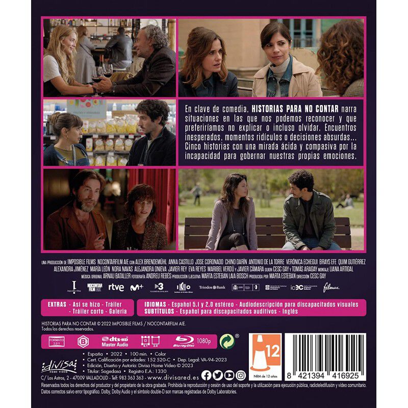 Historias para no Contar (Blu-ray) [Blu-ray] image number null