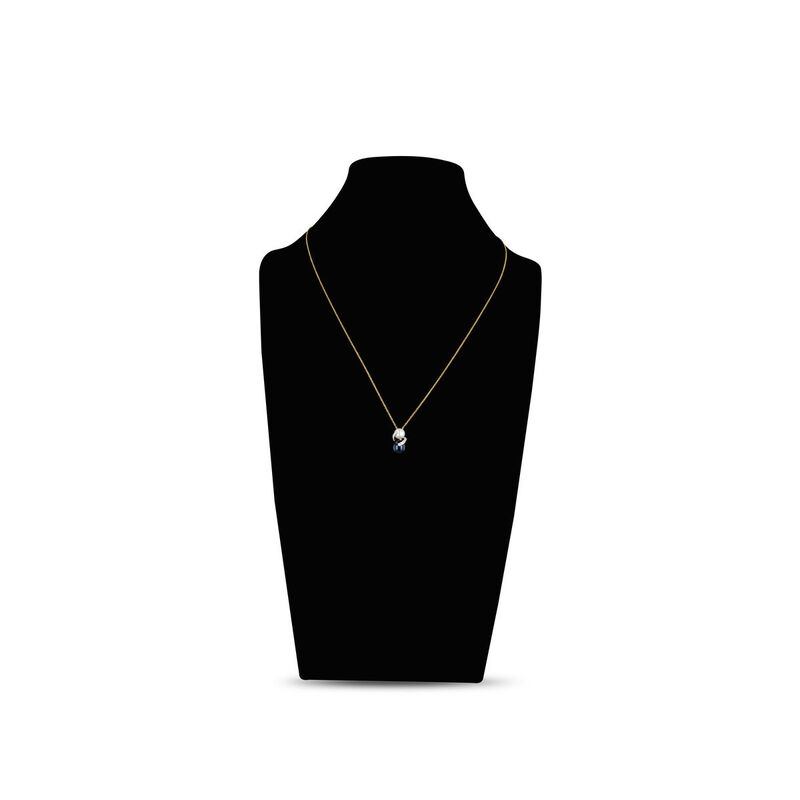 Gargantilla De Oro Amarillo 14k Con 6pts De Dia... image number null