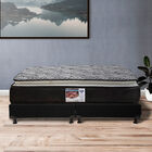 Colchón King Size Spring Air Omega + Box Dicasa Black +  Almohadas Dicasa 2-Pack
