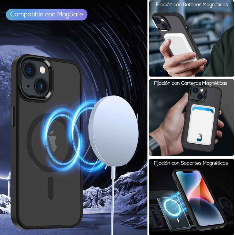 Funda Tekku Matte Style Mag Para Iphone 15 Plus... image number null