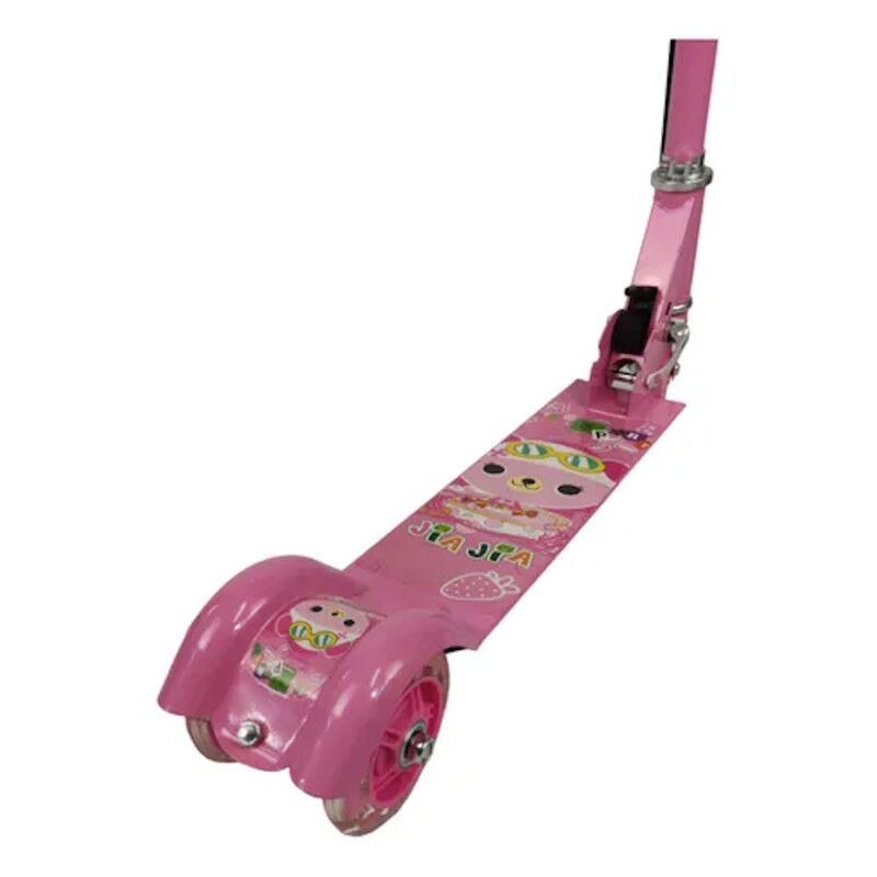 Patin Del Diablo Rosa Scooter Tres Llantas Con ... image number null