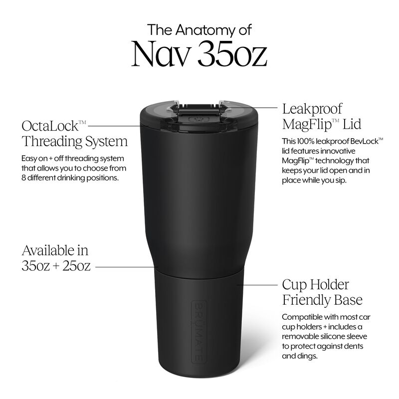 Vaso De Viaje Br&uuml;mate Nav De 1 Litro, 100% A Pr... image number null