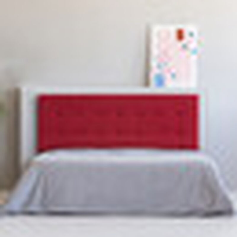 Cabecera Queen Size Dicasa Bilbao Rojo image number null