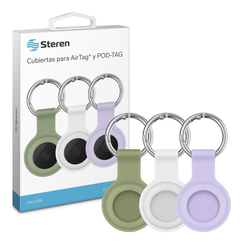 3 Tags rastreadores Bluetooth iOS* (Blanco) + 3... image number null