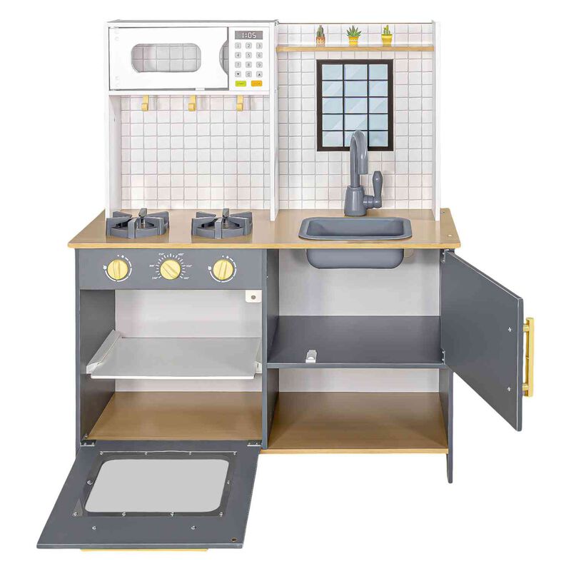 Cocina Cocinita Infantil Madera Ni&ntilde;os Moderna A... image number null