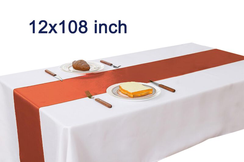 Tapete De Mesa Wensinl, 30 X 274 Cm, Terracota ... image number null