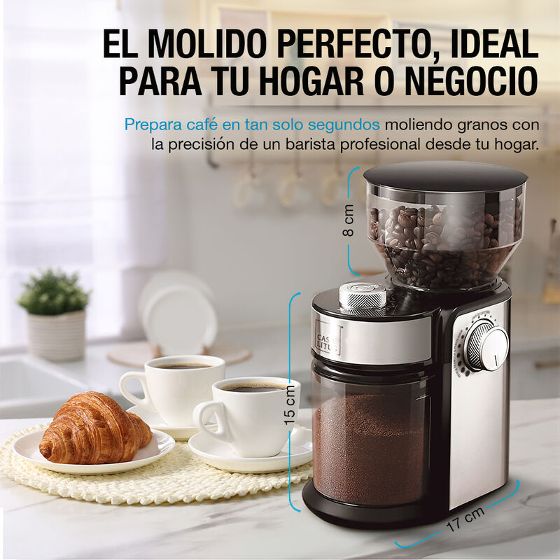 Molino de Café Eléctrico Profesional 18 Niveles... image number null