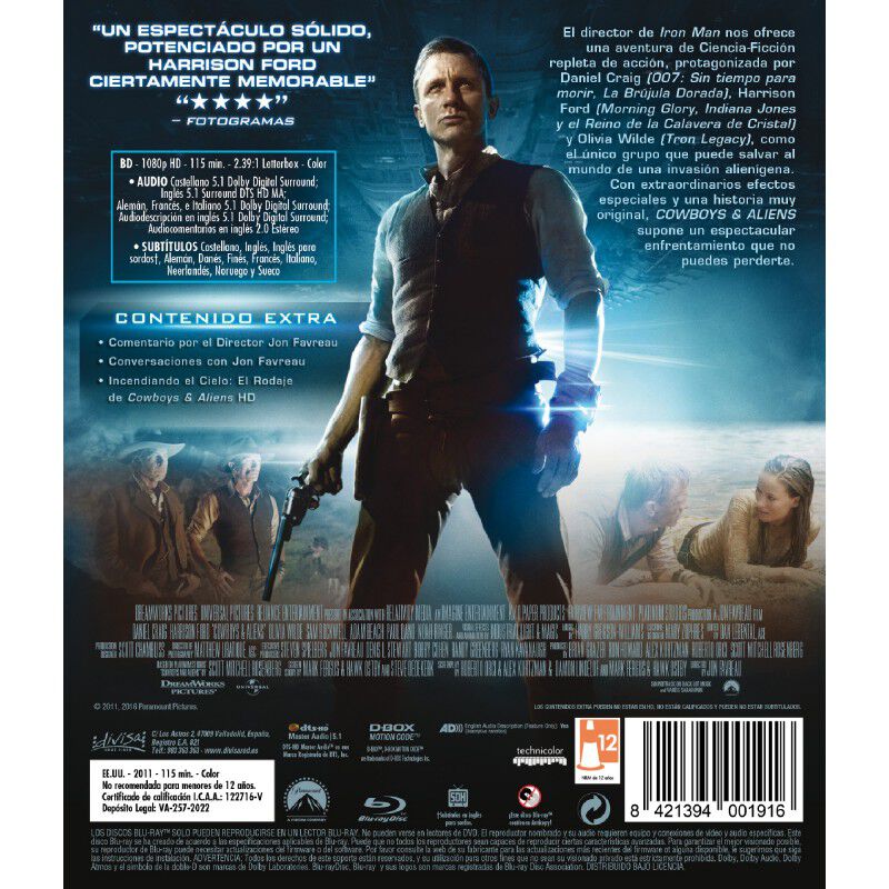 Cowboys & Aliens - BD [Blu-ray] image number null