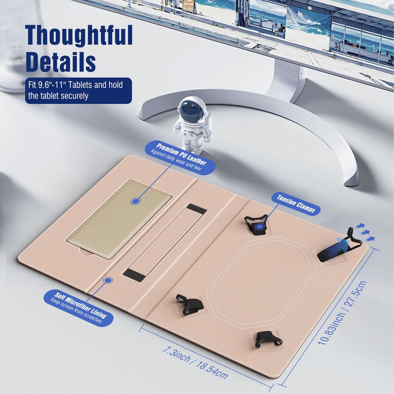 Funda Para Tablet Timovo 10.1" Dorado Champ&aacute;n image number null