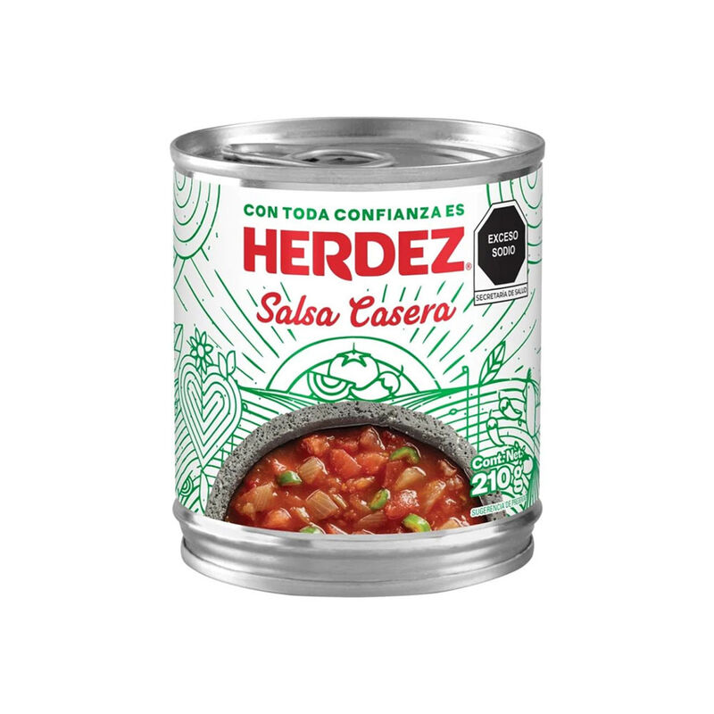 SALSA CASERA HERDEZ 210 GR image number null