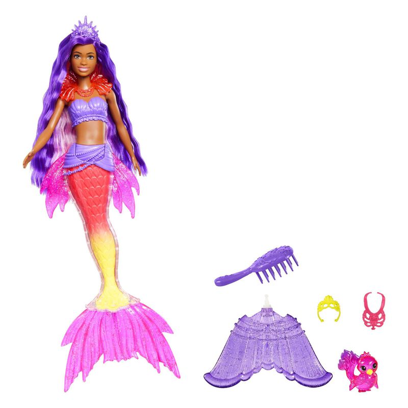 Set De Mu&ntilde;ecas Barbie Mermaid Power Con Barbie ... image number null