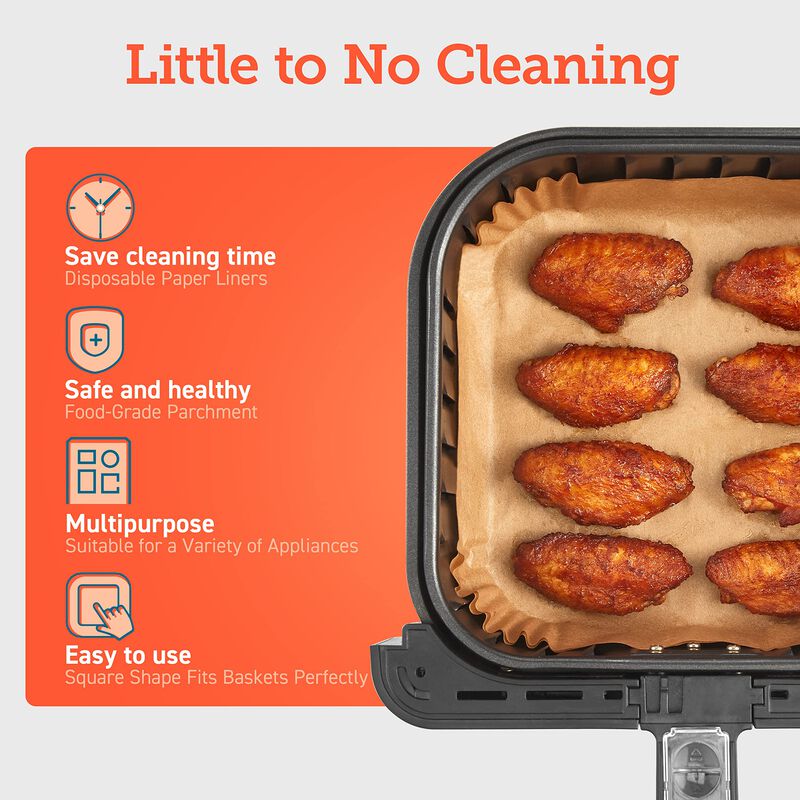 Forros Para Freidora Air Fryer Cosori, 100 Unid... image number null