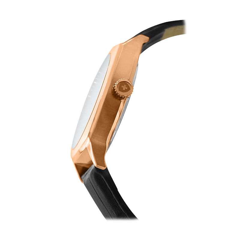 Reloj Nivada Executive Dama Pvd Rosa/Piel Negro... image number null