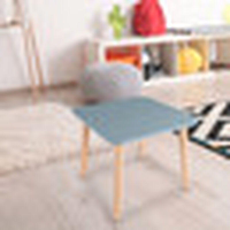 Mesa cuadrada de Madera para Ni&ntilde;os-Azul image number null