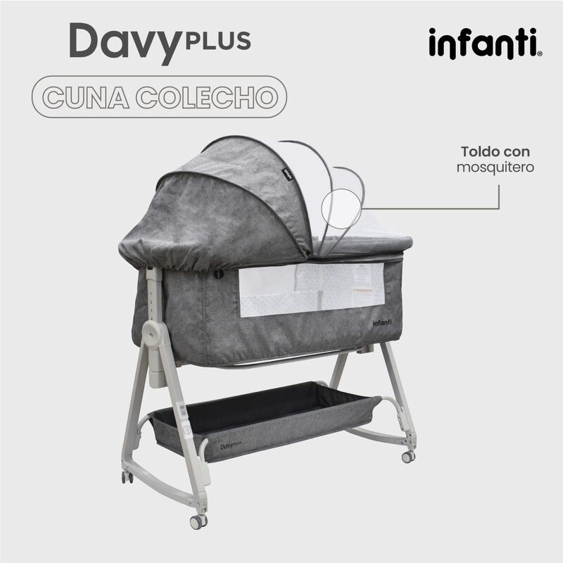 Cuna Corral Para Bebe Mosquitero Con Cambiador ... image number null
