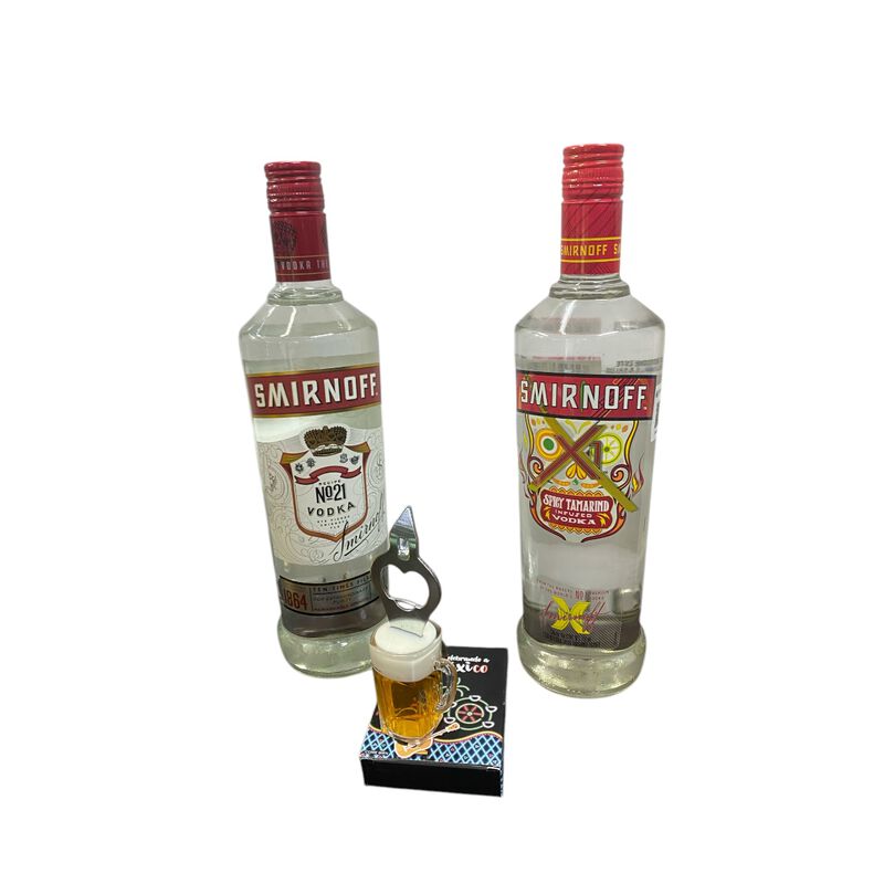 2 Botellas Vodka Smirnoff 750 ml + 1 Botella Vo... image number null