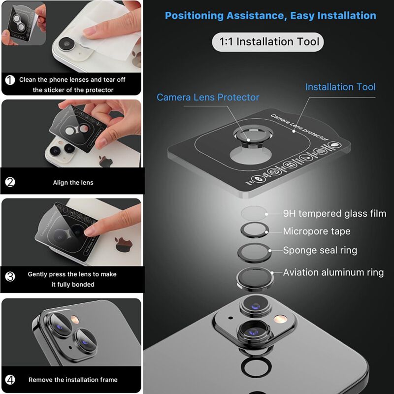 Mica Vidrio Mybat Camshield Para Iphone 15 Y 15... image number null