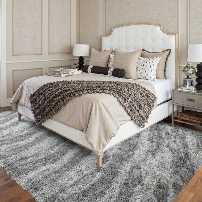 Alfombra Finrèc Home 183 &times; 274 cm Gris Con Ray... image number null