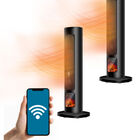 Combo 2 Calefactores Torre 24 WiFi Smart Home Flama Red Fan