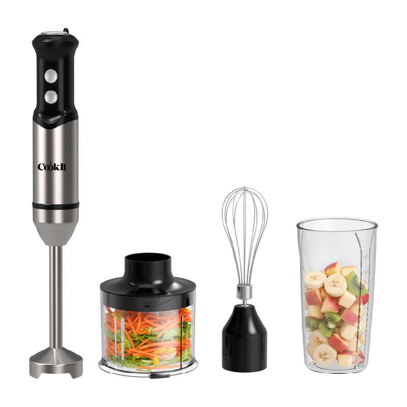 Batidora Inmersi&oacute;n Cookit Chb04 500w 4en1 Acero... image number null