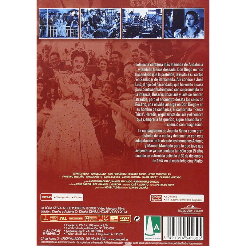 La lola se va a los puertos [DVD] image number null
