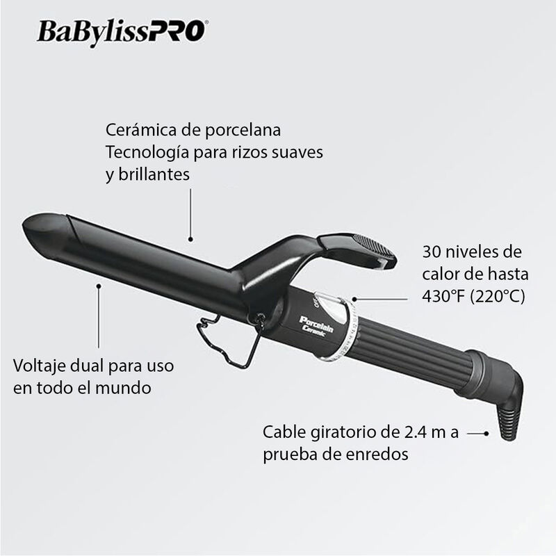 Set Babyliss Secadora Ferro Y Ondulador Porcela... image number null