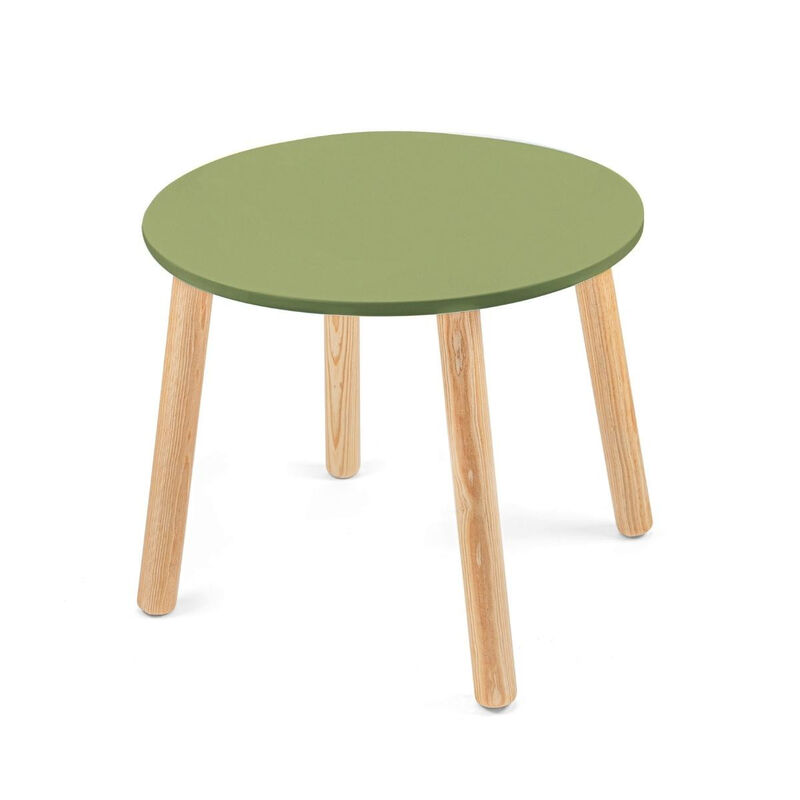 Mesa Infantil de Madera Circular para Ni&ntilde;os-Ver... image number null