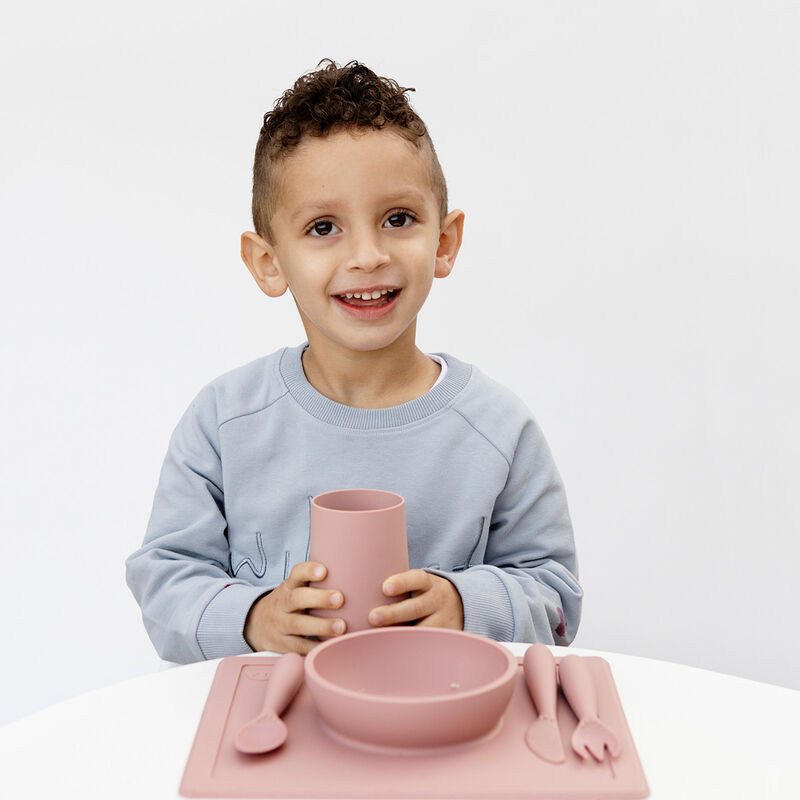 Ezpz Vaso Con Popote Happy Rosa Nordico image number null