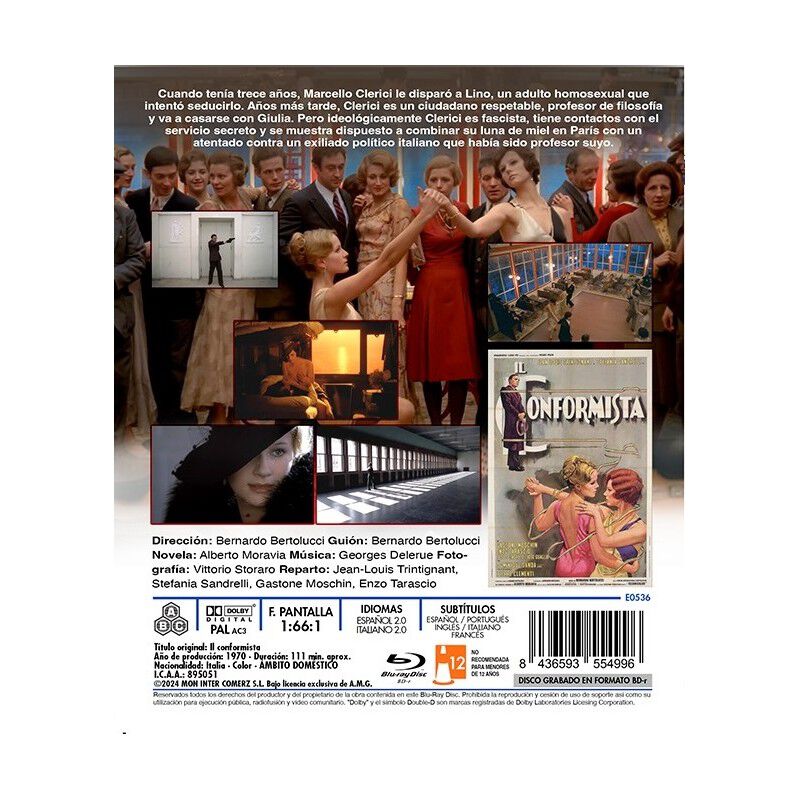 El Conformista [blu Ray] (1970) Il Conformista image number null