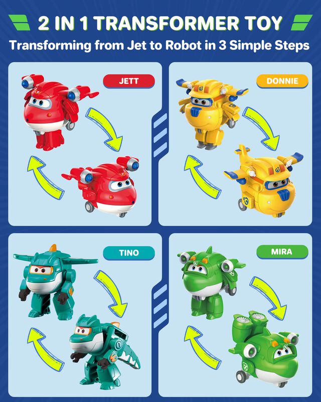 Paquete De 15 Unidades Toy Super Wings Transfor... image number null