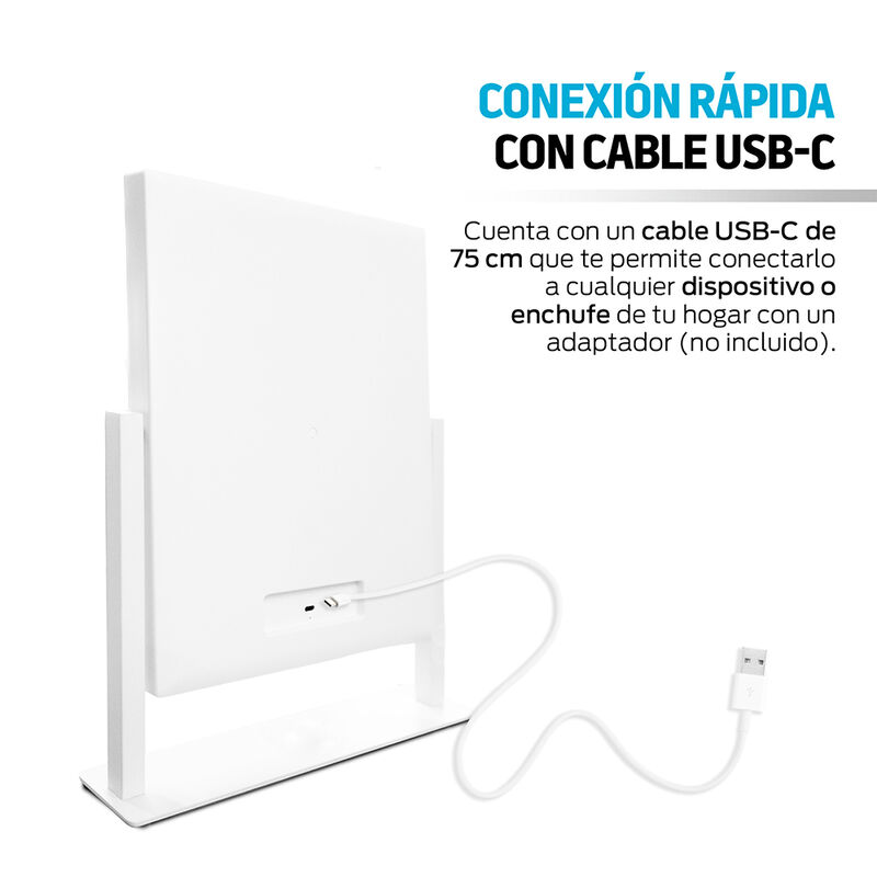 Espejo para Maquillaje con Modos de Iluminación... image number null