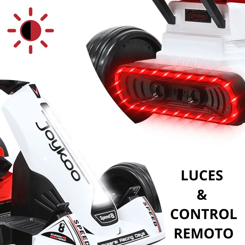 Montable El&eacute;ctrico Go Kart para Ni&ntilde;os con Largo... image number null