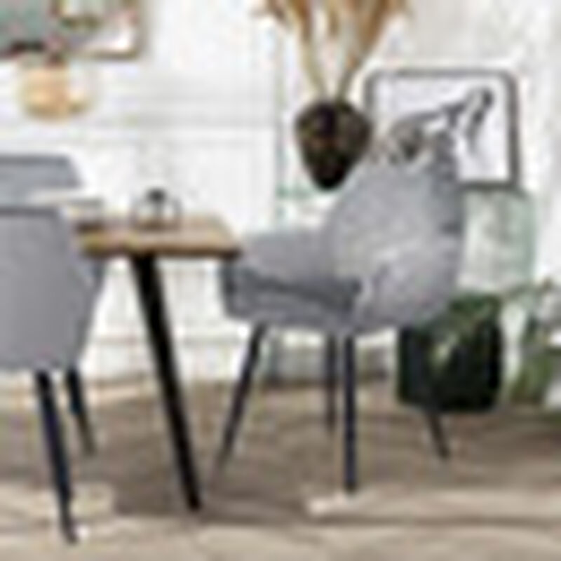 Juego de 2 Sillas de Cocina con Respaldo de Ter... image number null