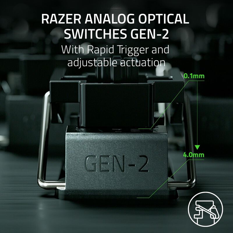 Teclado Para Juegos Razer Huntsman V3 Pro Anal&oacute;... image number null