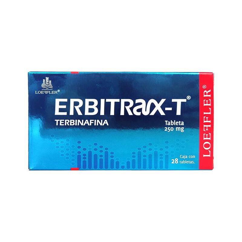 Erbitrax-t 250 Mg 28 Tabletas image number null