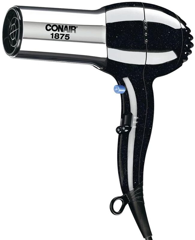 Secadora Cabello Conair Turbo Iones Cromada Ant... image number null