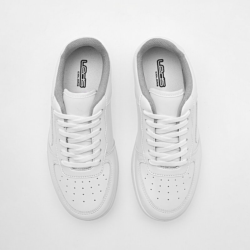 Leds Tenis urbano para joven blanco image number null