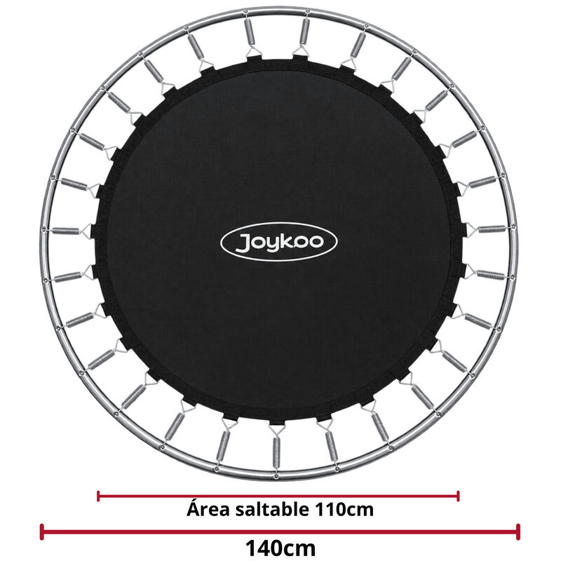 Trampol&iacute;n Infantil Con Red De Seguridad 140 Cm ... image number null