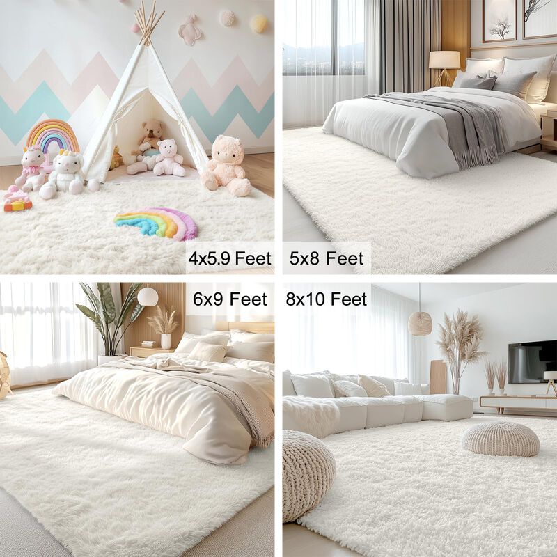 Alfombra Olanly 244x305 Cm Lavable Suave De Pel... image number null