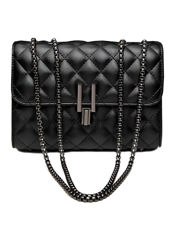 Bolsa Crossbody Pink Brule De Piel Para Mujer image number null