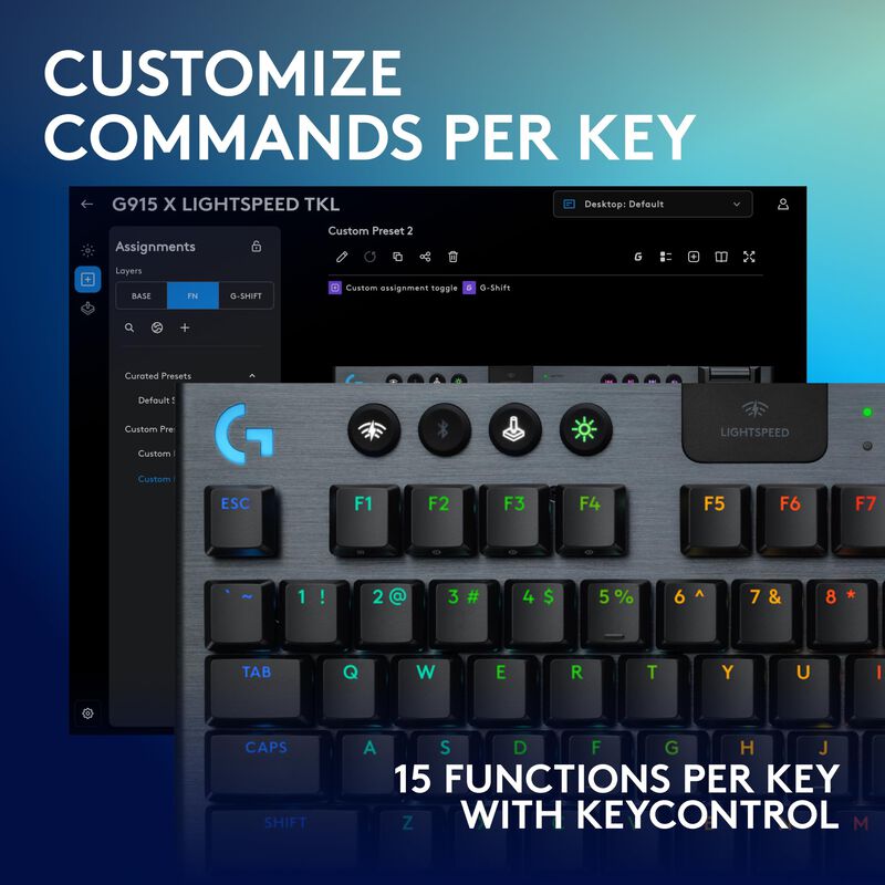 Teclado para Juegos Logitech G915 X Lightspeed ... image number null