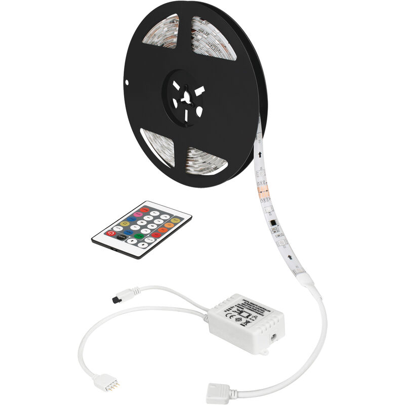 Tira LED 24w Aksi Multicolor 5m Con Control Rem... image number null