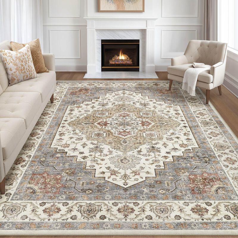 Alfombra Loongrug 178x229 cm Boho Vintage Lavab... image number null